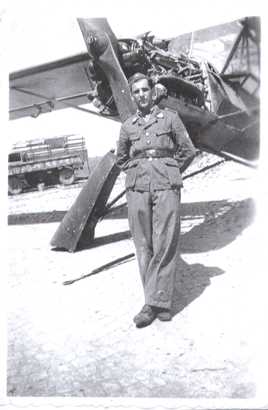 Foto z letiště Planá 1945