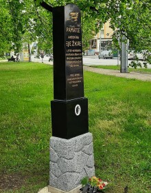 Odhalení pomníku Antonína Ježka