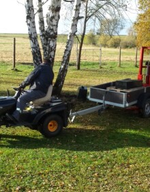 Finální naložení pomníku