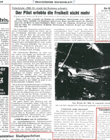 Npor. Franišek Kvapil - 40.výročí tragické nehody