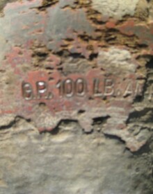 Nalezení letecké pumy GP-100 v Českých Velenicích v červenci 2009