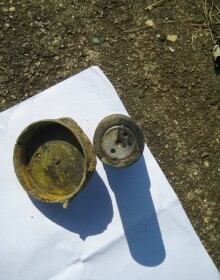 Nalezení letecké pumy GP-100 v Českých Velenicích v červenci 2009